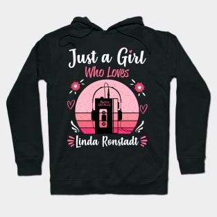 Just A Girl Who Loves Linda Ronstadt Retro Vintage Hoodie